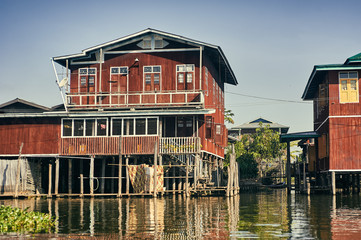 Village by Inle Lake, Myanmar