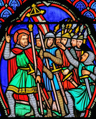 Stained glass in Cathedrale Saint Gatien