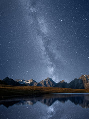 Milky Way over the Koruldi lakes