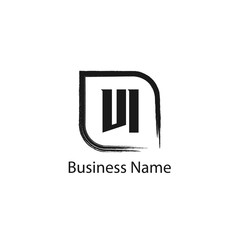 Initial Letter VI Logo Template Design