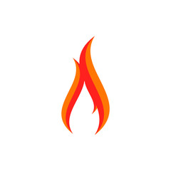 Fire logo sign icon