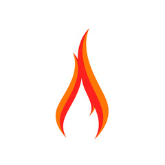 Fire logo sign icon