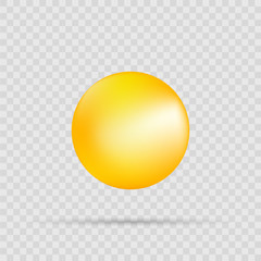 Realistic oil bubble. Eps10