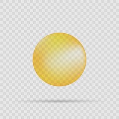 Realistic oil bubble. Eps10