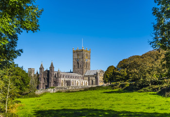 Obraz premium SSt. David's Cathedral, Wales, UK.t. David's Cathedral, Wales, UK.