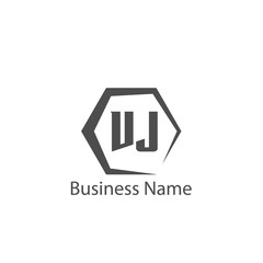 Initial Letter VJ Logo Template Design