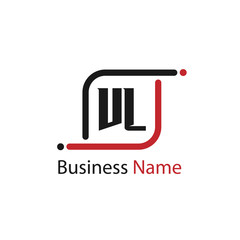 Initial Letter VL Logo Template Design