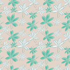 Fashionable pattern in small flowers. Floral seamless background for textiles, fabrics, covers, wallpapers, print, gift wrapping and scrapbooking. Raster copy