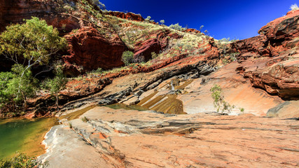 Hammersley Gorge rocky outback landscape