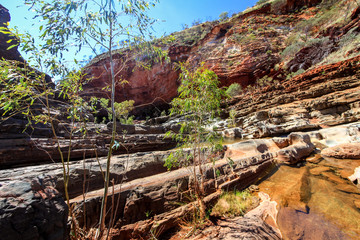 Hammersley Gorge rocky outback landscape