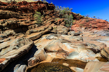 Hammersley Gorge rocky outback landscape