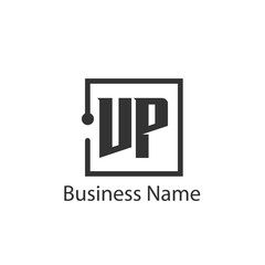 Initial Letter VP Logo Template Design