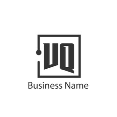 Obraz premium Initial Letter VQ Logo Template Design