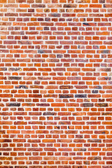 Old brick fortress wall in Germany. Can be used as a background texture for cellfone