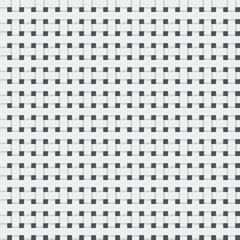Fototapeta premium Realistic Woven fiber seamless pattern with shadows. White geometric seamless pattern. Abstract background. Vector illustration