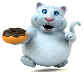 Fun cat - 3D Illustration