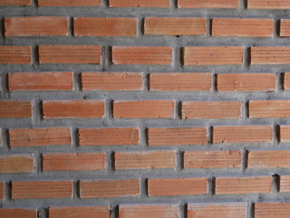 red brick wall