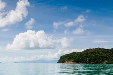 Fototapeta premium Peaceful seascape of Koh Tean island near Samui isalnd, Thailand
