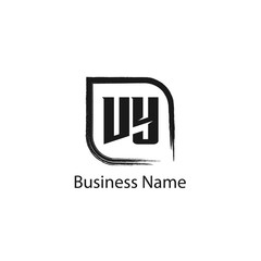 Initial Letter VY Logo Template Design