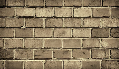 Background of old vintage brick wall