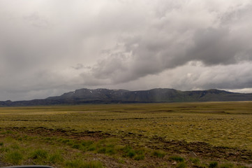 landscape with clouds