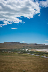Obraz premium Antelope Island State Park in Utah. Beautiful landscape along the Great Salt Lake