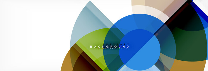 Obraz premium Circle abstract background