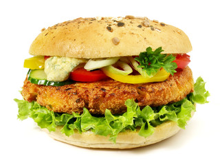 Vegetarischer Hamburger