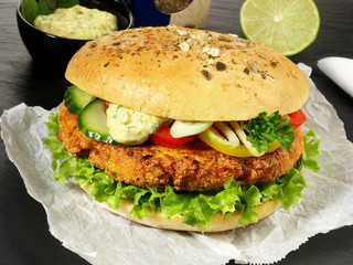 Vegetarischer Hamburger