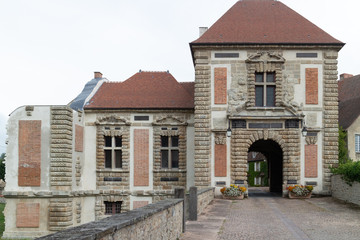 Gate of chateau de Pionsat in France