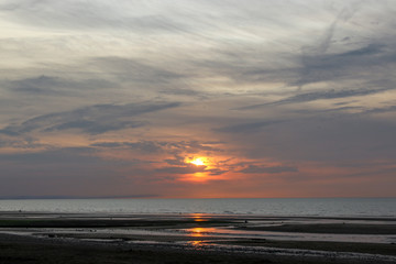 Obraz premium sunset over the sea