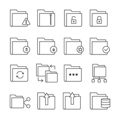 folder and file icons