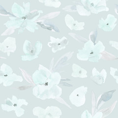Flower seamless pattern.