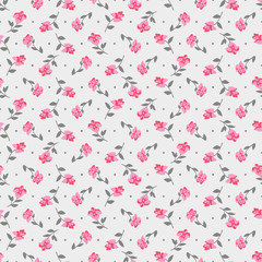 seamless pattern with small flowers