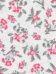 seamless floral pattern with flowers