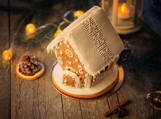 Christmas gingerbread house.