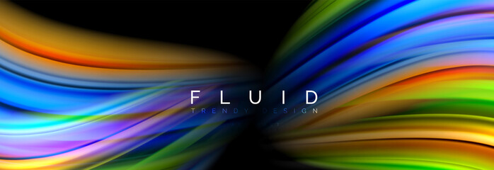 Fluid color motion concept