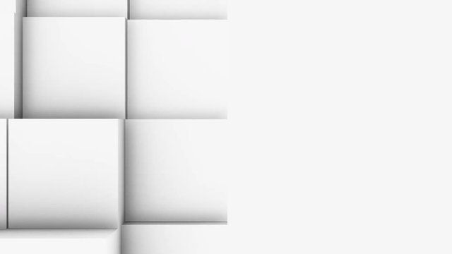 abstract polygonal geometric surface, light bright clean minimal polygonal grid pattern, random waving motion background canvas in pure wall architectural white