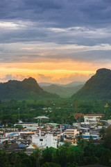 Fototapeta na wymiar Langsuan Chumphon in Thailand.