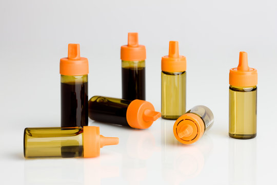 Plastic tubes with liquid