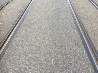 Straßenbahnschienen