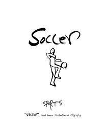 스포츠 포스터 / 손으로 그린 스포츠 그림