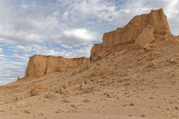 Fototapeta premium Sandy, desert rocks.
