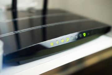 Dual band wifi router indication