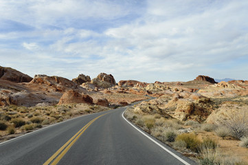 rainbow rocks, valley of fire