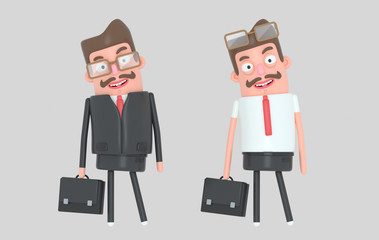 Modern handsome businessman.

Isolate. Easy automatic vectorization. Easy background remove. Easy color change. Easy combine. 6000x3800 - 300DPI For custom illustration contact me.