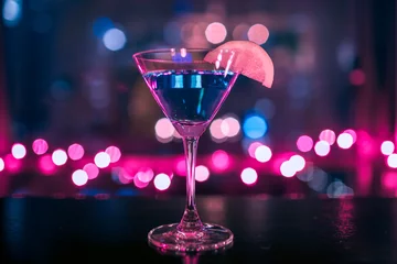 Photo sur Plexiglas Alcool Boisson martini fruitée de fantaisie.