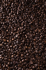 roasted coffee beans, can be used as a background