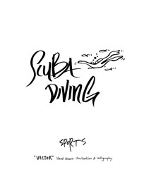 스포츠 포스터 / 손으로 그린 스포츠 그림