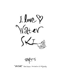 스포츠 포스터 / 손으로 그린 스포츠 그림